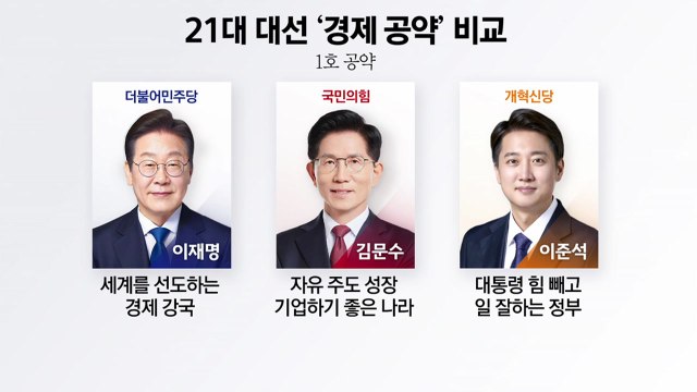 [스타트경제]21대 대선 경제 공약 비교...1호 공약은? / YTN