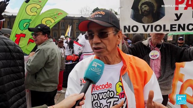Voces a favor y contra la reforma laboral en Colombia tras el primer día de paro nacional