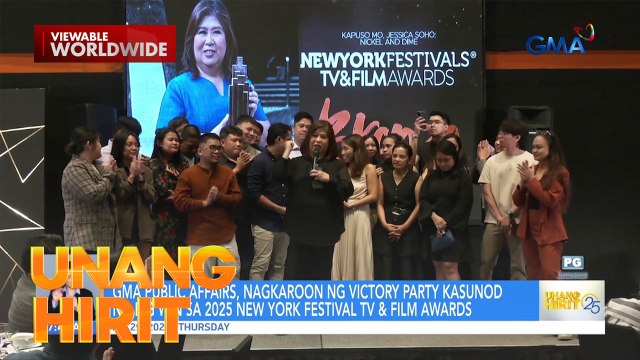 Big Win ng Public Affairs sa New York Festivals TV & Film Awards! | Unang Hirit