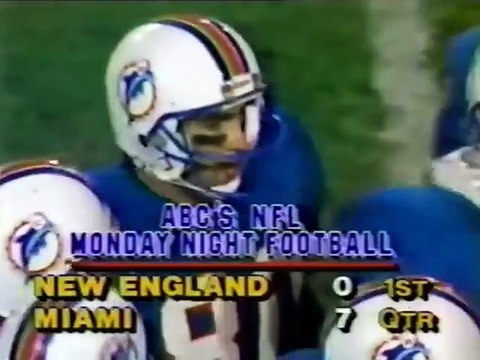 New England Patriots at Miami Dolphins - 1.Half ( 1985 Week 15 )