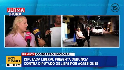 Diputada liberal presenta denuncia contra diputado de Libre, Bartolo Fuentes, por supuestas agresiones