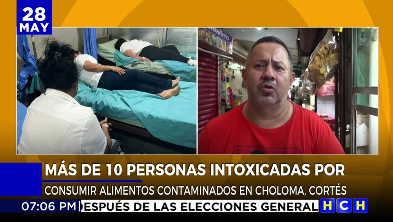 Más de 10 personas intoxicadas por consumir alimentos contaminados en Choloma