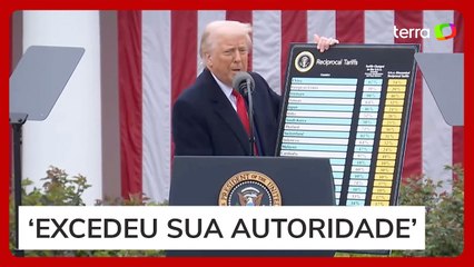 Justiça dos EUA considera ‘tarifaço’ de Donald Trump ilegal e suspende medida