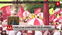 Finalizan campañas en Durango; candidatos se reunieron con militantes