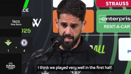Isco admits Betis needed to score a second during first half dominance