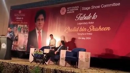 Arts Council of Pakistan Karachi _ Tribute to Khalid bin Shaheen
