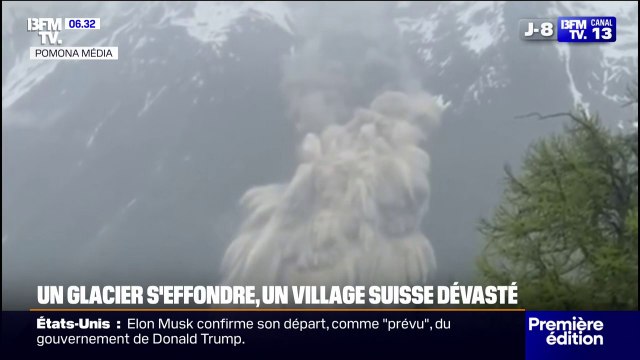 Suisse: les images impressionnantes du village de Blatten englouti par l'éboulement d'un glacier