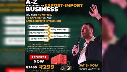 *A-Z of Building an Export-Import business with NO OFFICE, NO EXPERIENCE, and BARE MINIMUM INVESTMENT*