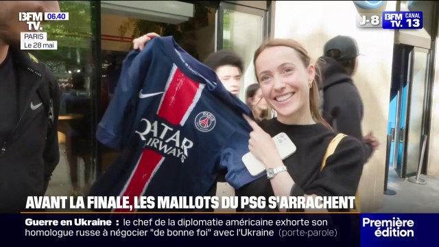 PSG-Inter : à 2 jours du choc les supporters parisiens se ruent dans les boutiques à la recherche d'un maillot