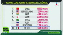 México, entre los mayores generadores de basura electrónica en el mundo