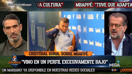 Toni Freixa denuncia en 'El Chiringuito' que "las cifras de Mbappé están dopadas"