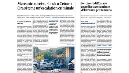 Rassegna stampa Calabria