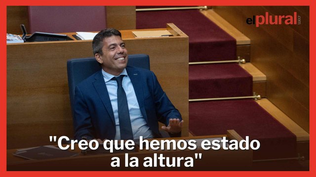 Mazón aprueba con Vox los presupuestos: Creo que hemos estado a la altura