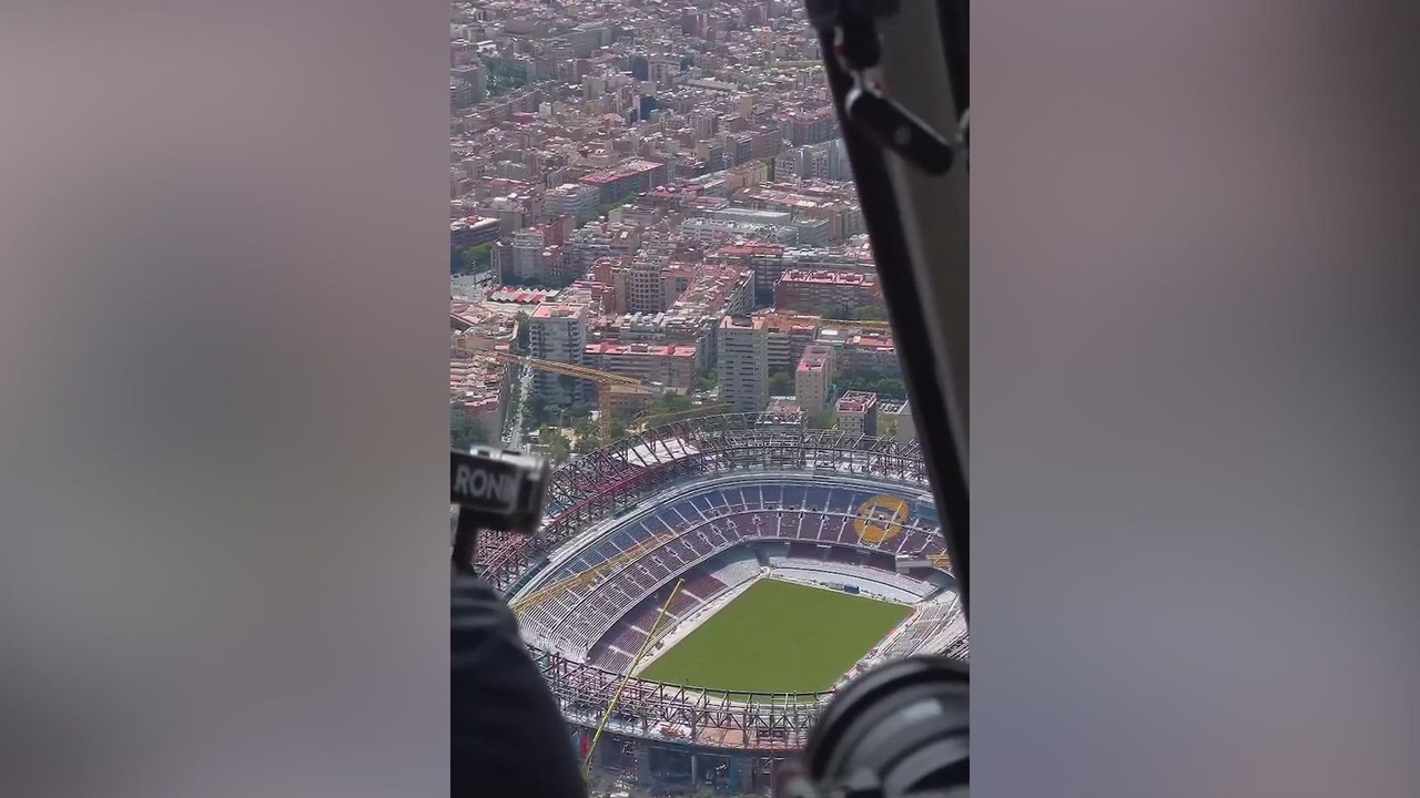 El Barça publica un vídeo del progreso del Camp Nou y hasta los propios culés lo critican