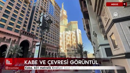 Kabe, 601 metrelik Kraliyet Saat Kulesi'nden görüntülendi