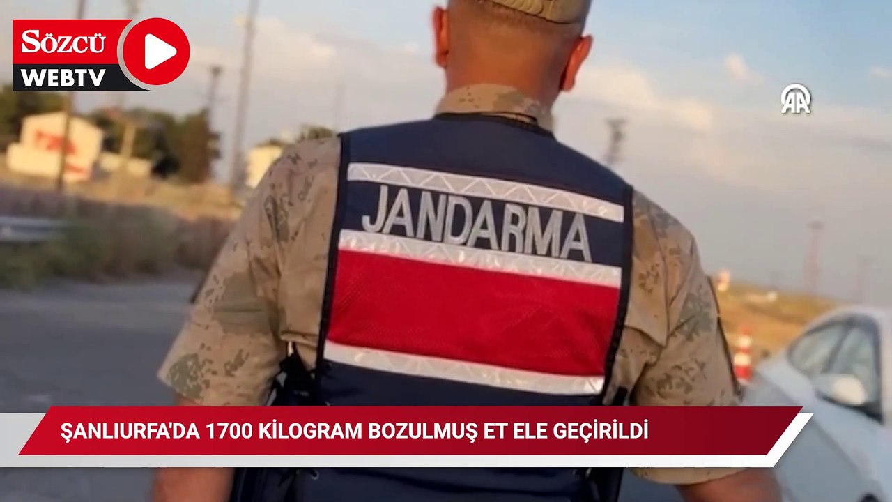 Şanlıurfa'da 1700 kilogram bozulmuş et ele geçirildi