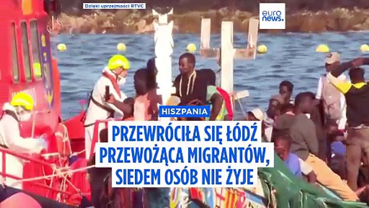 Siedem osób zginęło po wywróceniu się łodzi z migrantami w pobliżu Wysp Kanaryjskich