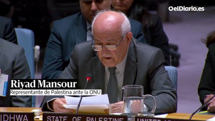 El representante de Palestina en la ONU rompe a llorar: “¿Cómo puede alguien tolerar este horror?”
