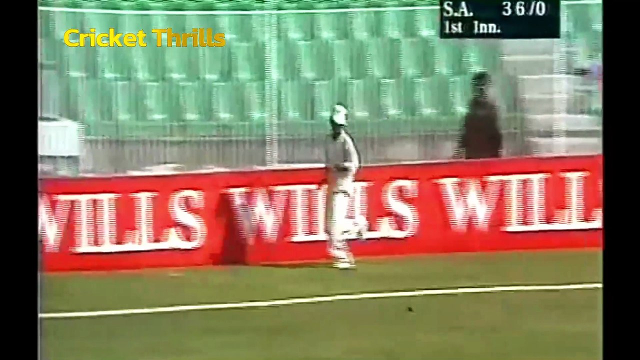 Adam Bacher 96 off 191 Balls 236 Mins 12 Fours 1 Six vs Pakistan 2nd Test, Sheikhupura, October 17 - 21, 1997-1 3