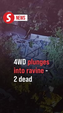 Two dead, one injured after 4WD plunges into ravine near Penampang