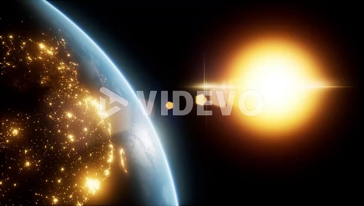 Amazing Sunrise Over The Earth