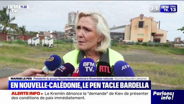 Je suis candidate à la présidentielle : Marine Le Pen recadre Jordan Bardella lors de son déplacement en Nouvelle-Calédonie