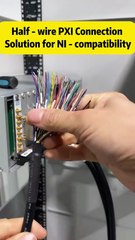 Half - wire PXI Connection Solution for NI - compatibility!#pxie #ni #smartphone #electrician