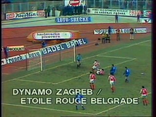 DINAMO ZAGREB - ETOILE ROUGE BELGRADE - 1982 - SAISON 1981/1982 -