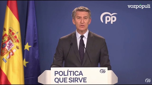Feijóo ofrece una moción de censura a los socios de Sánchez para poner fin a su mafia