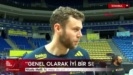 Nicolo Melli: İki maçı da çok iyi oynayarak istediğimizi almış olduk