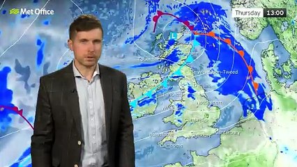 Met Office Thursday afternoon weather forecast 29/05/2025