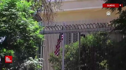 ABD, Şam Büyükelçiliği’ni yeniden açtı: Bayrak göndere çekildi