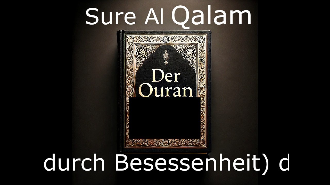 Der Quran auf Deutsch-Sure Al-Qalam (68)