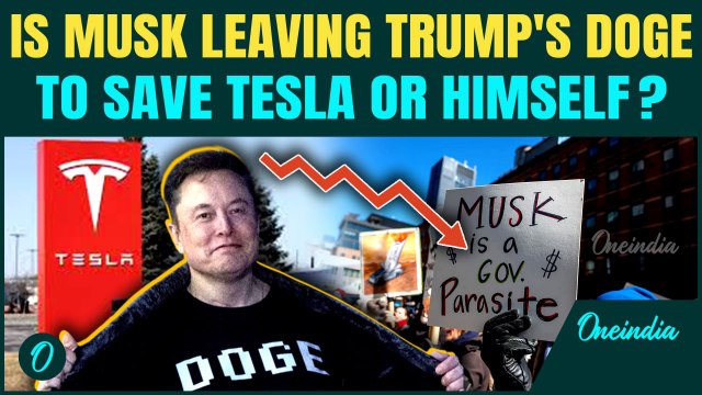 Elon Musk Ditches Trump’s Team? Musk Quits DOGE as Tesla Faces Boycotts; Approval Crumbles | Details