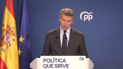 Feijóo afirma que la "degradación" del Gobierno es "total": "Es un estado de putrefacción"