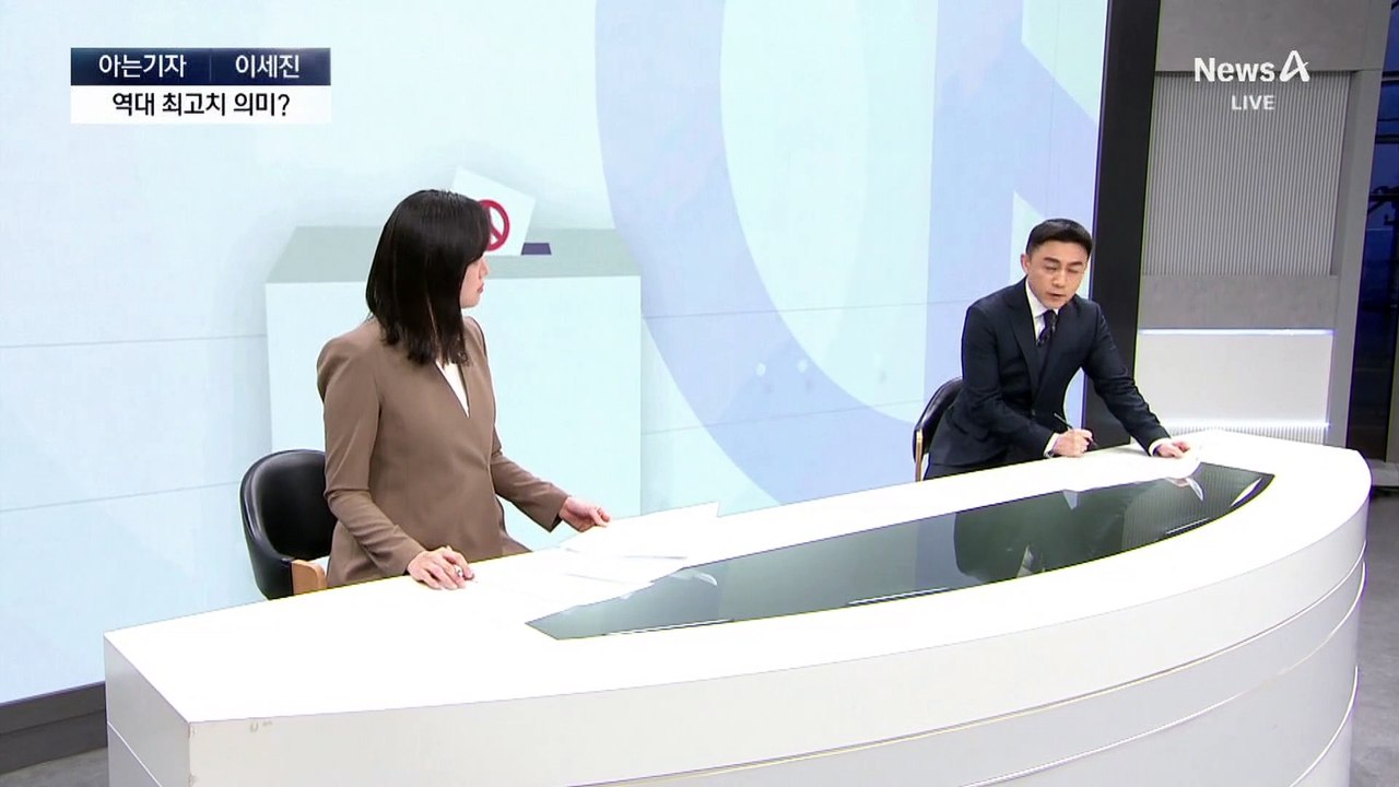 [아는기자]사전투표 첫날…역대 최고 투표율의 의미