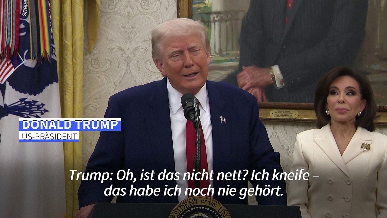 Trump verteidigt seine Zollpolitik: 'Man nennt das Verhandeln'