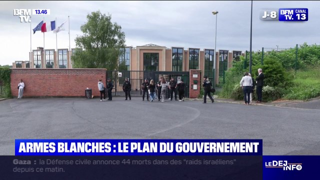Fouilles des sacs, vidéoprotection...Le plan du gouvernement sur les mineurs et les armes blanches