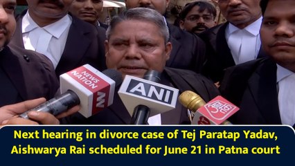 Next hearing in divorce case of Tej Paratap Yadav, Aishwarya Rai scheduled for June 21 in Patna court