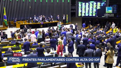 Frentes parlamentares contra alta do IOF