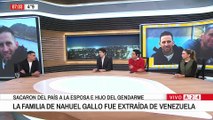 📢 DICTADURA DE MADURO: LA FAMILIA DE NAHUEL GALLO FUE EXTRAÍDA DE VENEZUELA