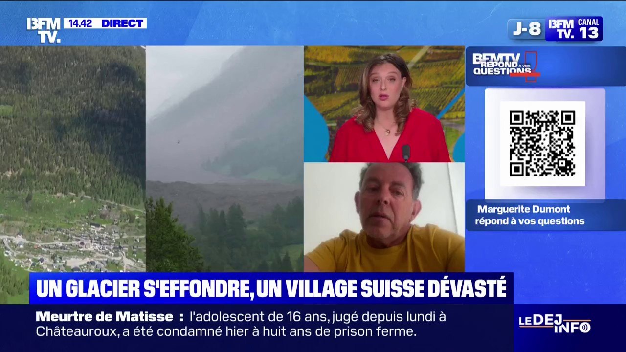 Éboulement d'un glacier en Suisse: quels sont les risques en France? BFMTV répond à vos questions