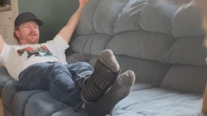 Dog responds to trust fall command without a second of hesitation