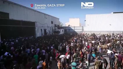 گرسنگی و قحطی در باریکه غزه؛ تصاویر هجوم مرگبار به انبار غذای سازمان ملل