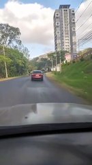 Tráfico fluido entrando de Valle de Ángeles a Tegucigalpa