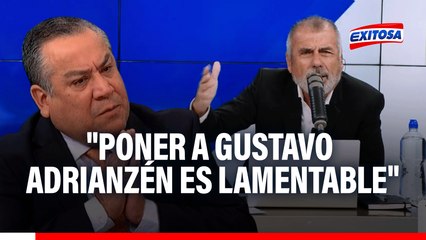 "Es lamentable": Nicolás Lúcar sobre designación de Gustavo Adrianzén como representante de Perú ante ONU