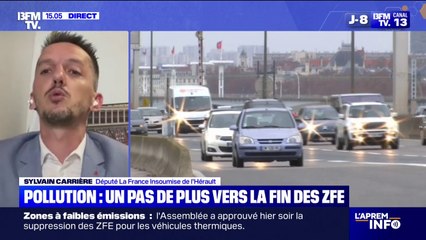 Abandon des ZFE: "Il faut développer massivement les transports en commun", défend Sylvain Carrière (député LFI)