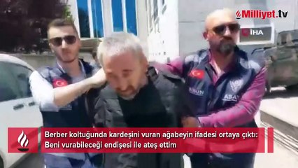 Berber koltuğunda kardeşe kanlı infaz! Katil ağabeyin ifadesi ortaya çıktı