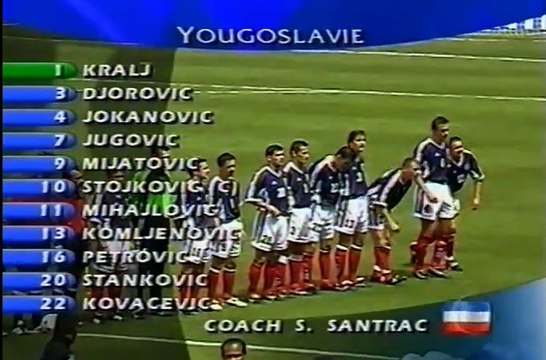 Copa do Mundo 1998 Alemanha x Iugoslávia (Grupo F) com Luís Roberto (Globo)