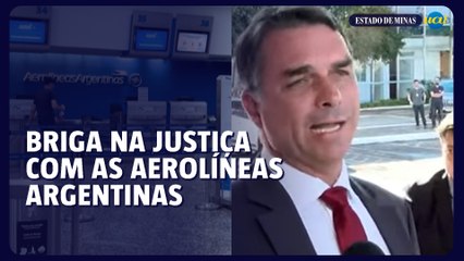 Flávio Bolsonaro processa Aerolíneas Argentinas